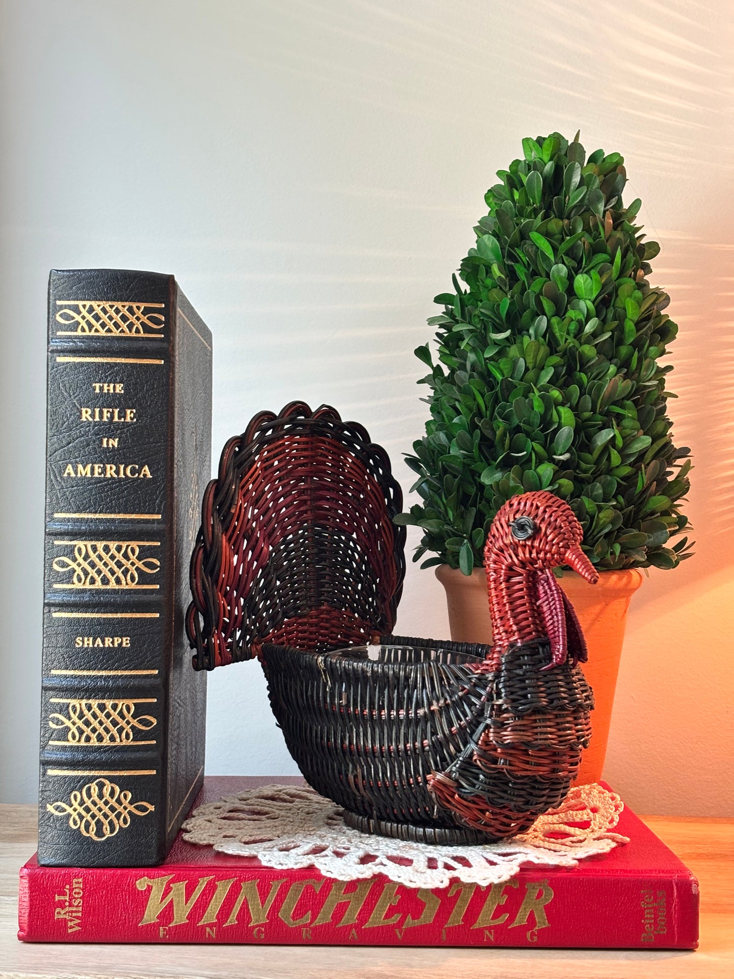Vintage Turkey Basket